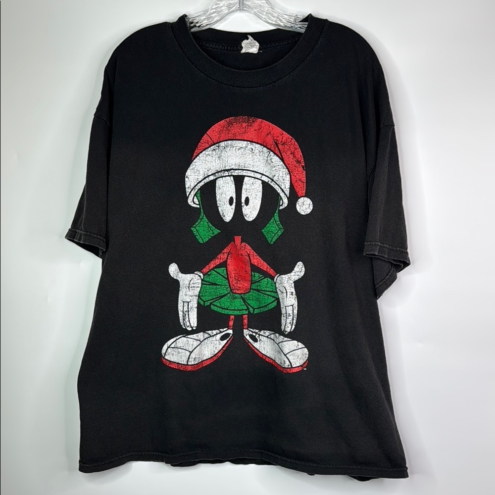 Vintage Alstyle Christmas Marvin Black Tshirt Size 2XL